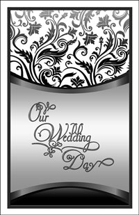 Wedding Program Cover Template 10 - Graphic 8